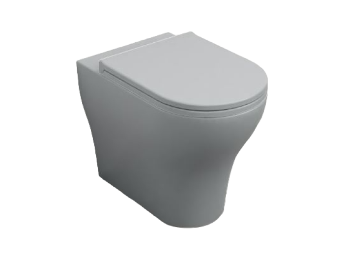 Унитаз Cielo Enjoy + Amedeo 530х350х420 мм напольный, без бачка, универсальный слив, цвет Brina