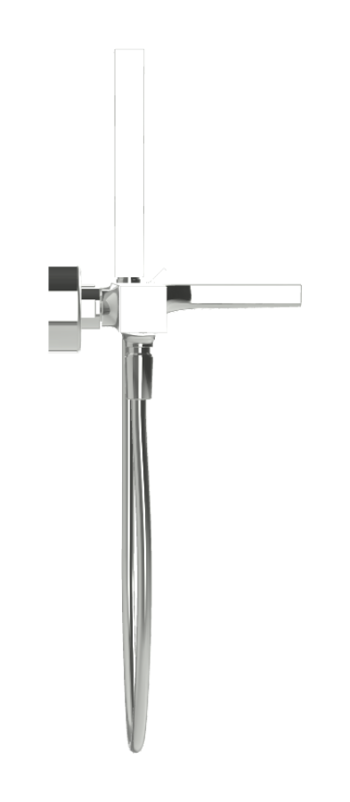 Смеситель для ванны Carlo Frattini Zeta, настенный, с душевым комплектом, цвет хром - изображение 2