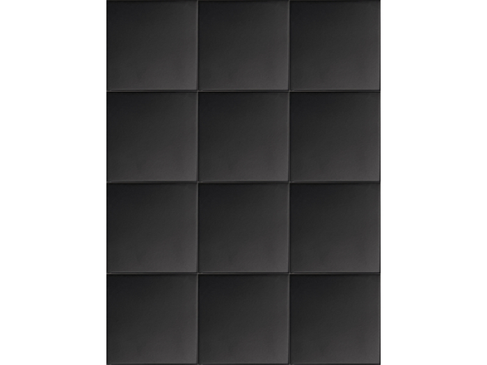 На изображении товар Terratinta Ceramics  Керамогранит Hexa Square Matt Black Swan 15x15 / 8.5 от официального представителя в Москве