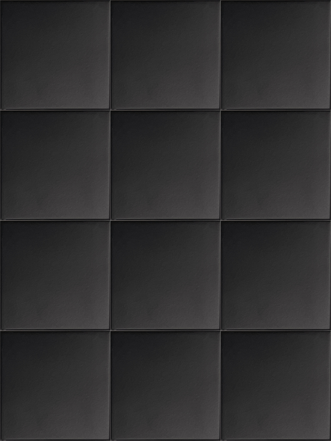 Terratinta Ceramics  Керамогранит Hexa Square Matt Black Swan 15x15 / 8.5