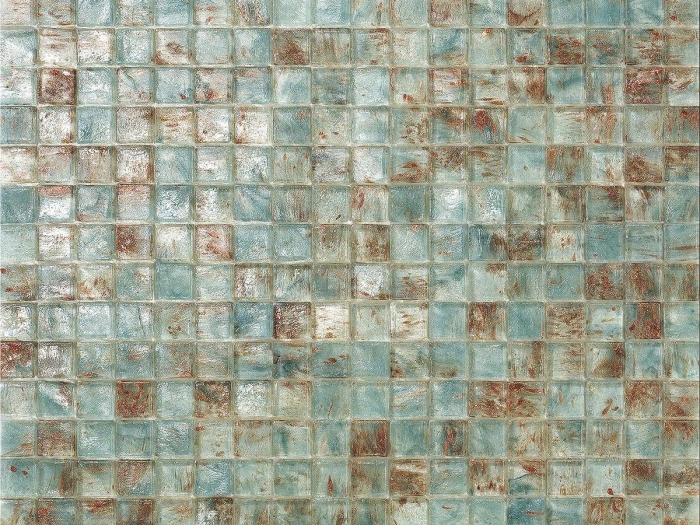 На изображении товар Sicis Стеклянная мозаика Firefly Antille chips size 15х15 mm sheet size 295x295 mm от официального представителя в Москве