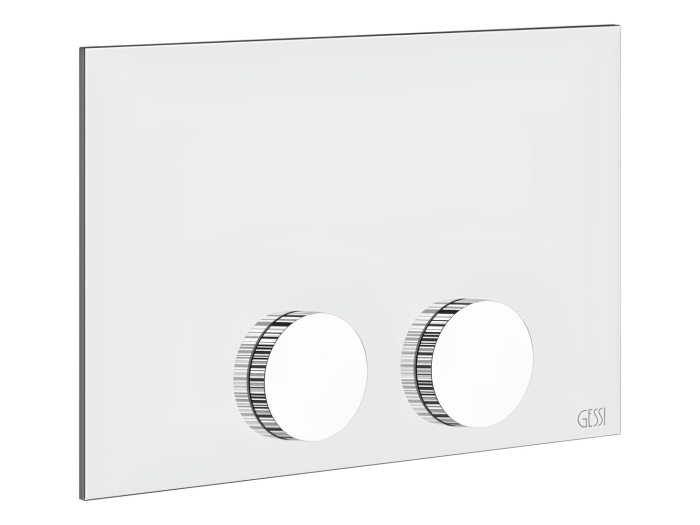 На изображении товар Клавиша смыва Gessi Total Look, Tece (TeceProfil, TeceBox), цвет Chrome от официального представителя в Москве