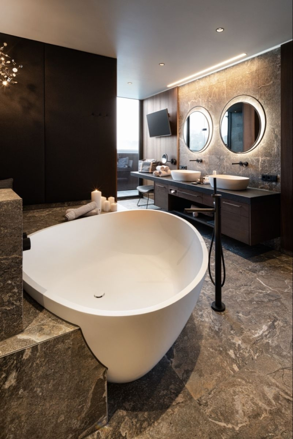 Cмеситель Gessi Anello, настенный, встраиваемый, без излива, на 1 потребителя, цвет Aged Bronze - изображение 1