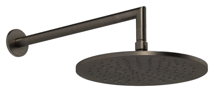 Верхний душ Gessi Anello, Ø250 мм, шарнирный, Н-145 мм, цвет Aged Bronze