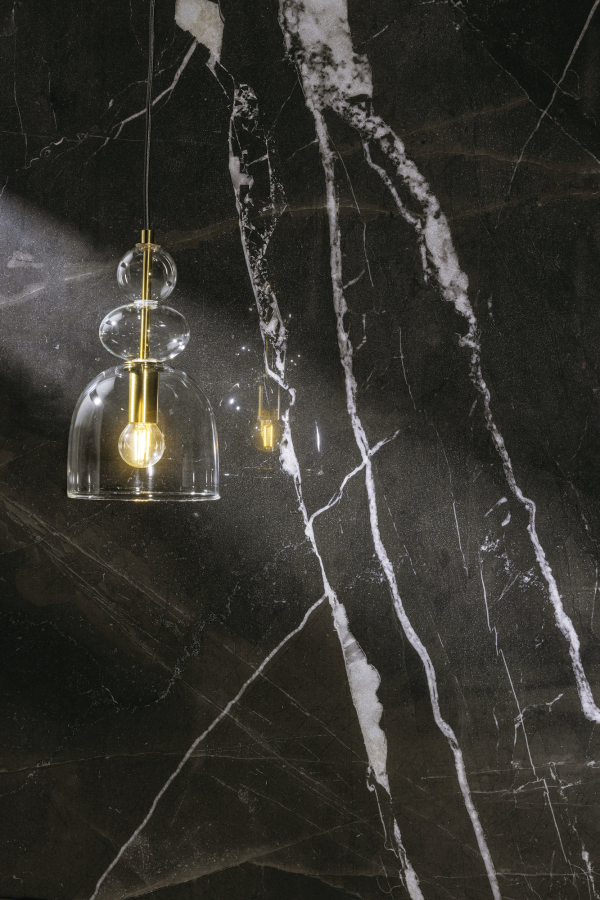 FMG Maxfine Керамогранит Marmi Calacatta black jewel 150x75 - изображение 4