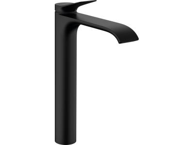 Смеситель для раковины Hansgrohe Vivenis, ComfortZone 250, однорычажный, с донным клапаном, цвет черный матовый