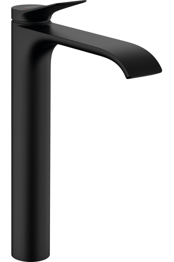 Смеситель для раковины Hansgrohe Vivenis, ComfortZone 250, однорычажный, с донным клапаном, цвет черный матовый