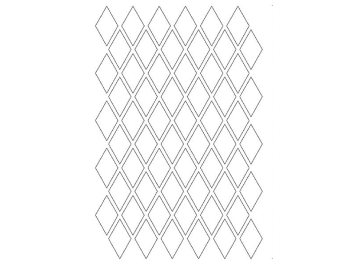 На изображении товар Etruria Керамогранит Xxs Rombo 4X7 Su Rete Monocolore Rosa от официального представителя в Москве