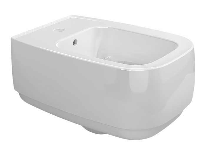 На изображении товар Унитаз Flaminia Flag подвесной, 540x380 мм, безободковый с системой goclean, цвет белый от официального представителя в Москве