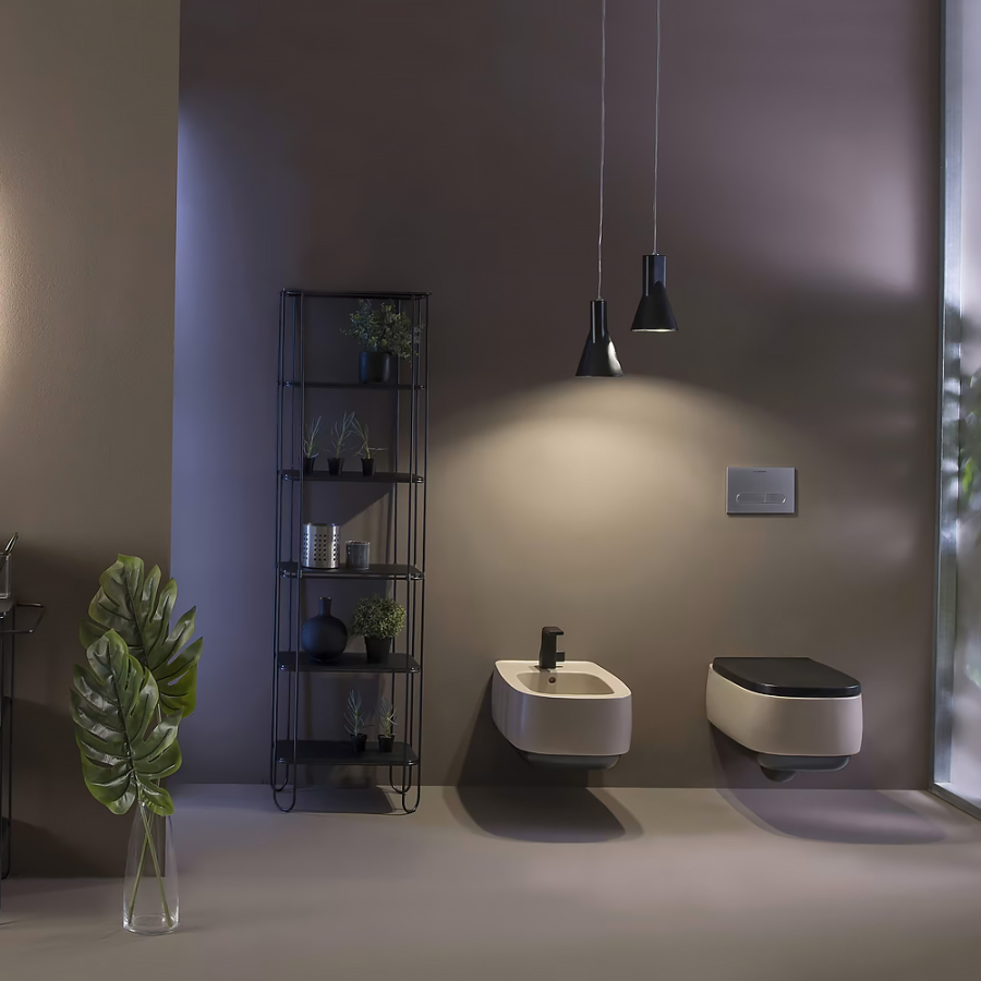 Унитаз Flaminia Flag подвесной, 540x380 мм, безободковый с системой goclean, цвет белый - изображение 5