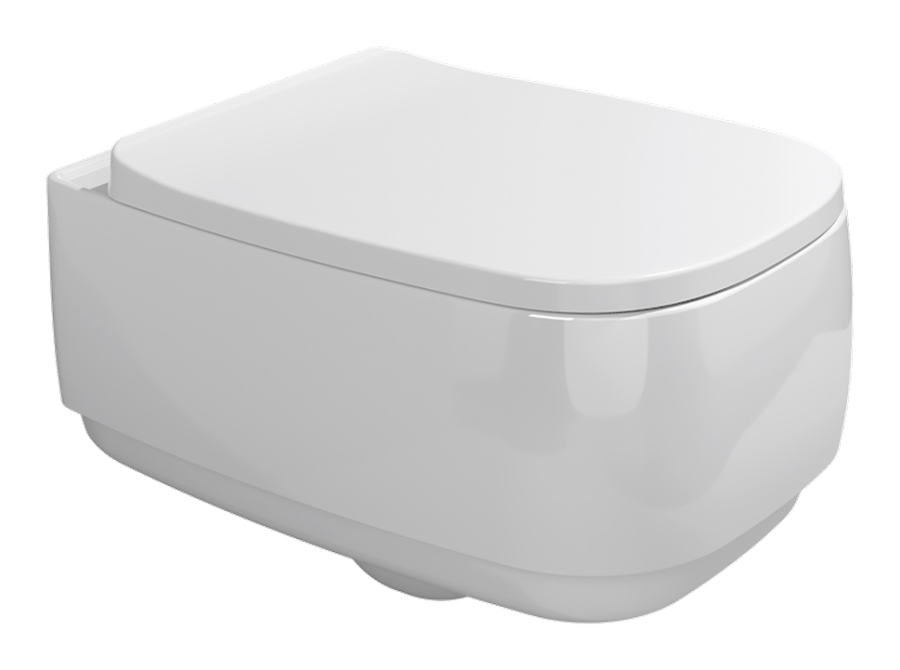 Унитаз Flaminia Flag подвесной, 540x380 мм, безободковый с системой goclean, цвет белый - изображение 1