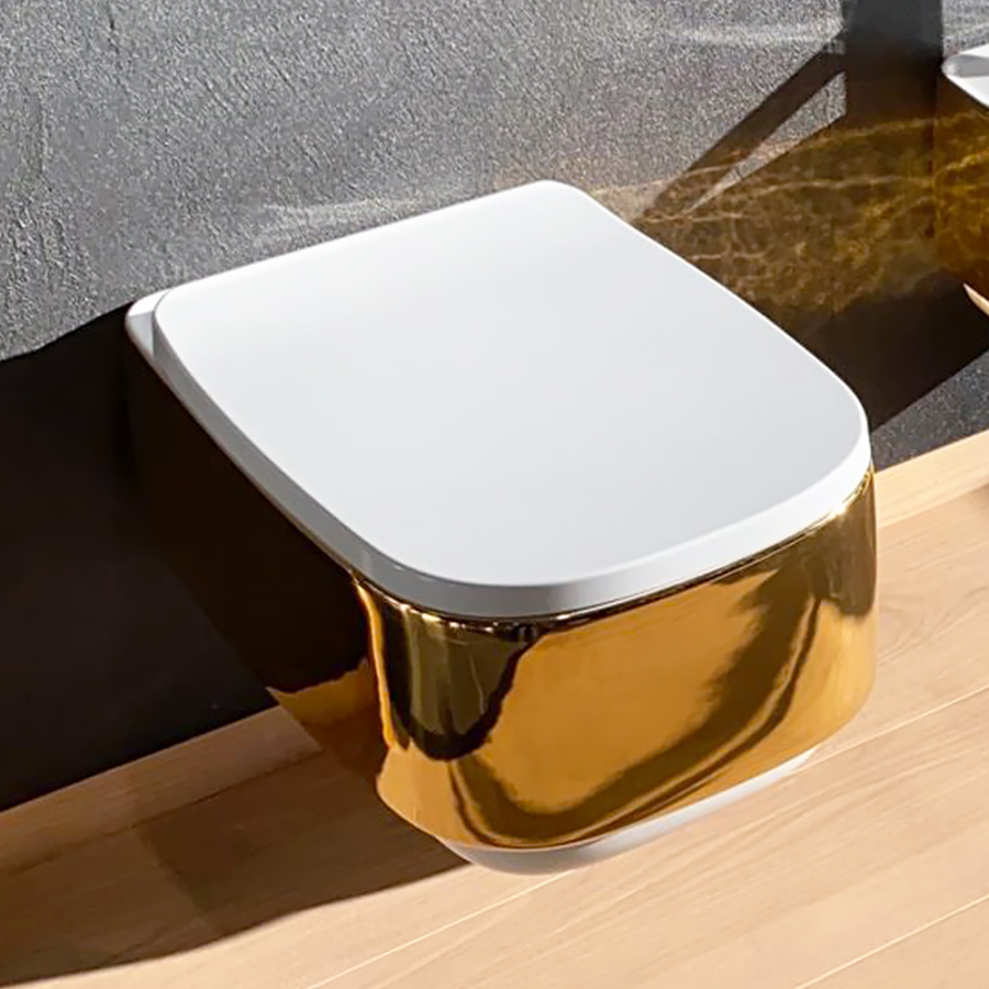 Унитаз Flaminia Flag подвесной, 540x380 мм, безободковый с системой goclean, цвет белый - изображение 8