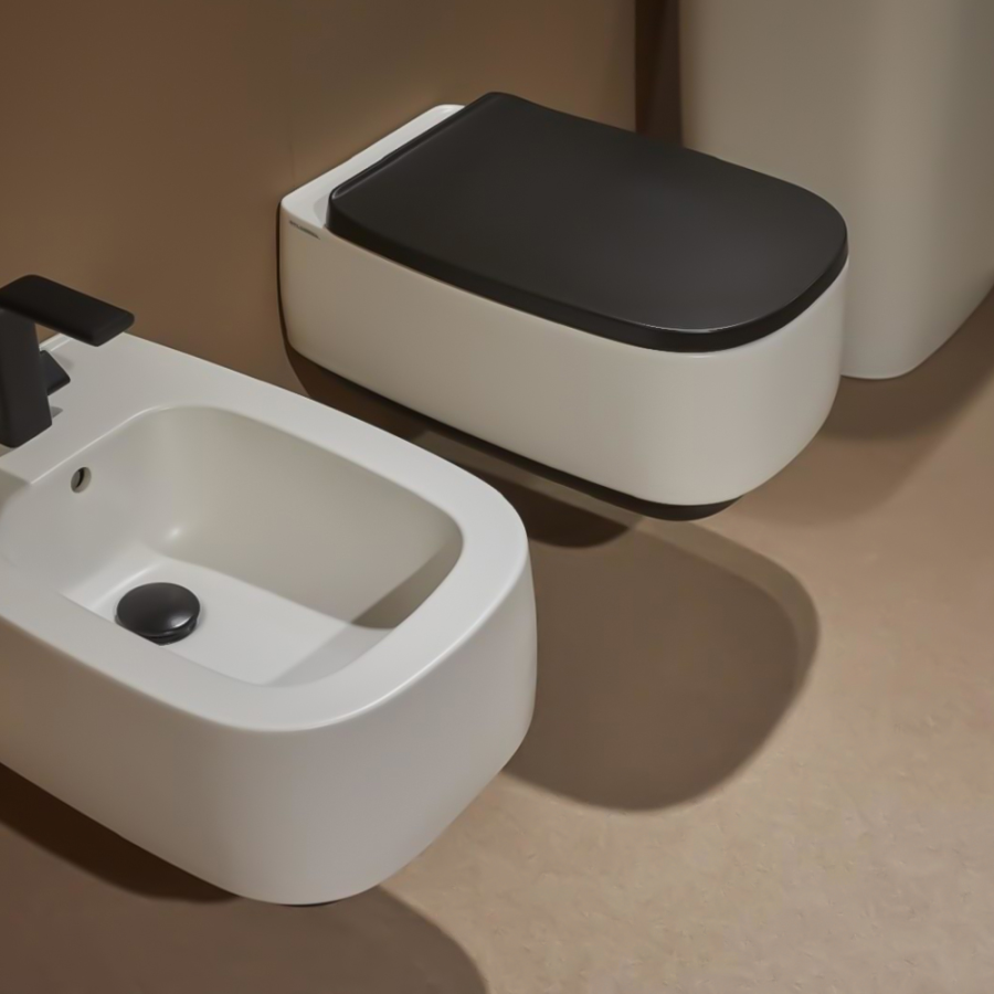 Унитаз Flaminia Flag подвесной, 540x380 мм, безободковый с системой goclean, цвет белый - изображение 3