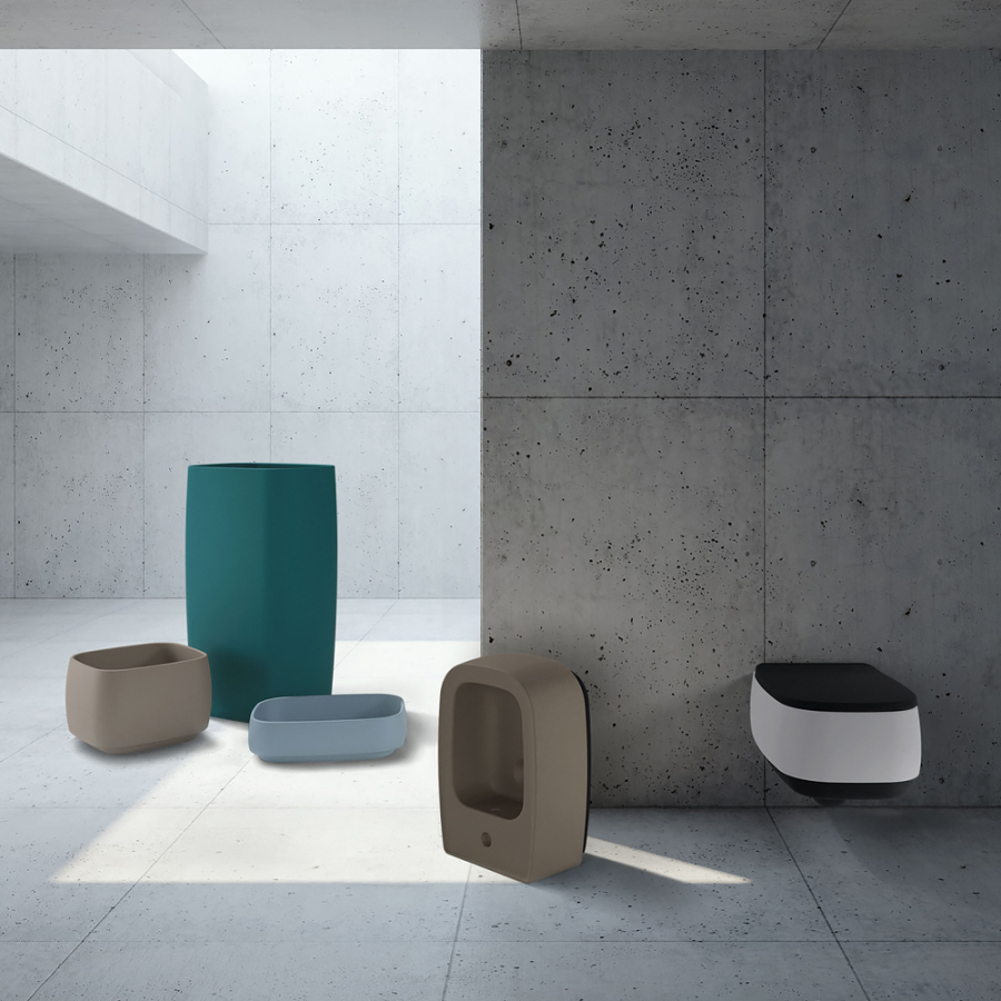 Унитаз Flaminia Flag подвесной, 540x380 мм, безободковый с системой goclean, цвет белый - изображение 9