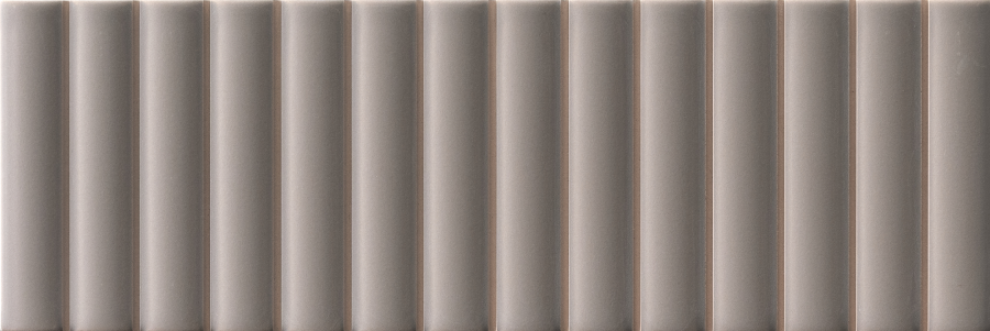 Micro. Керамогранит 3D Forms Fluted Grey 10X30