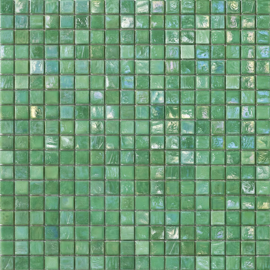 Sicis Стеклянная мозаика Iridium Mint 3 chips size 15х15 mm sheet size 295x295 mm