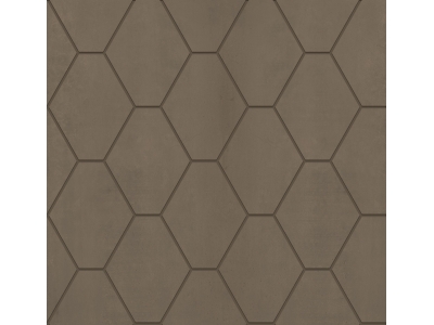 Kronos ceramiche Керамогранит Metallique Brune Mosaico Hexa 32,2x31,1