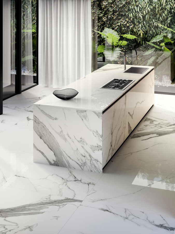 REFIN Керамогранит PRESTIGIO STATUARIO APUANO LUCIDO R 120x278 - изображение 2