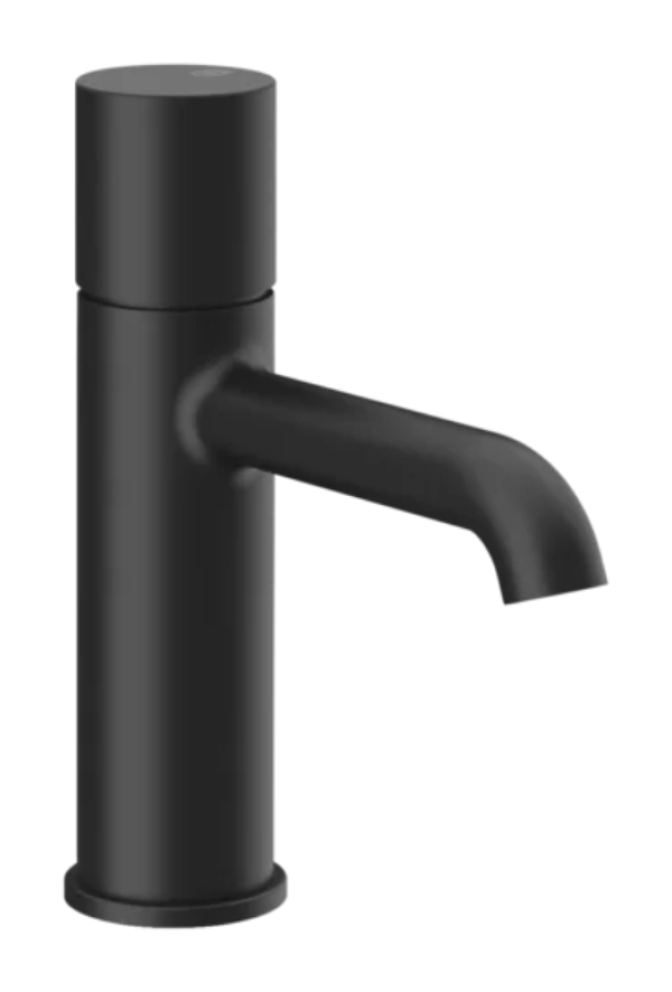 Смеситель для раковины Gessi Habito, без донного клапана, с соединительными шлангами, цвет Matte Black