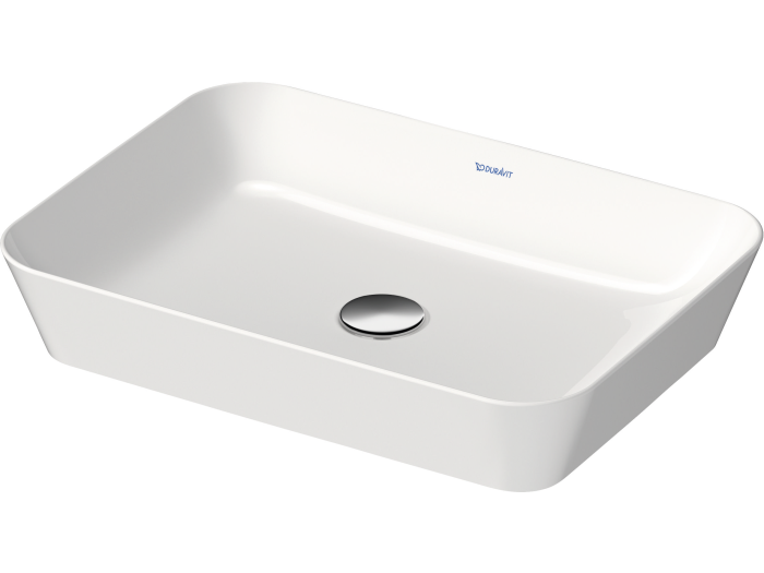 На изображении товар Раковина Duravit Cape Cod накладная, 550х400 мм, цвет белый шёлково-матовый от официального представителя в Москве