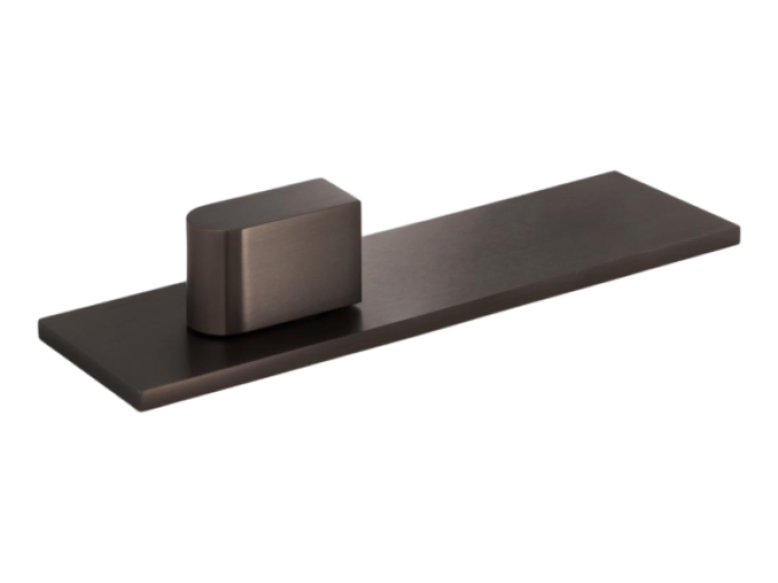 На изображении товар Смеситель для ванны CEA Design Sixty, накладной, однорычажный, цвет Black Ivory от официального представителя в Москве