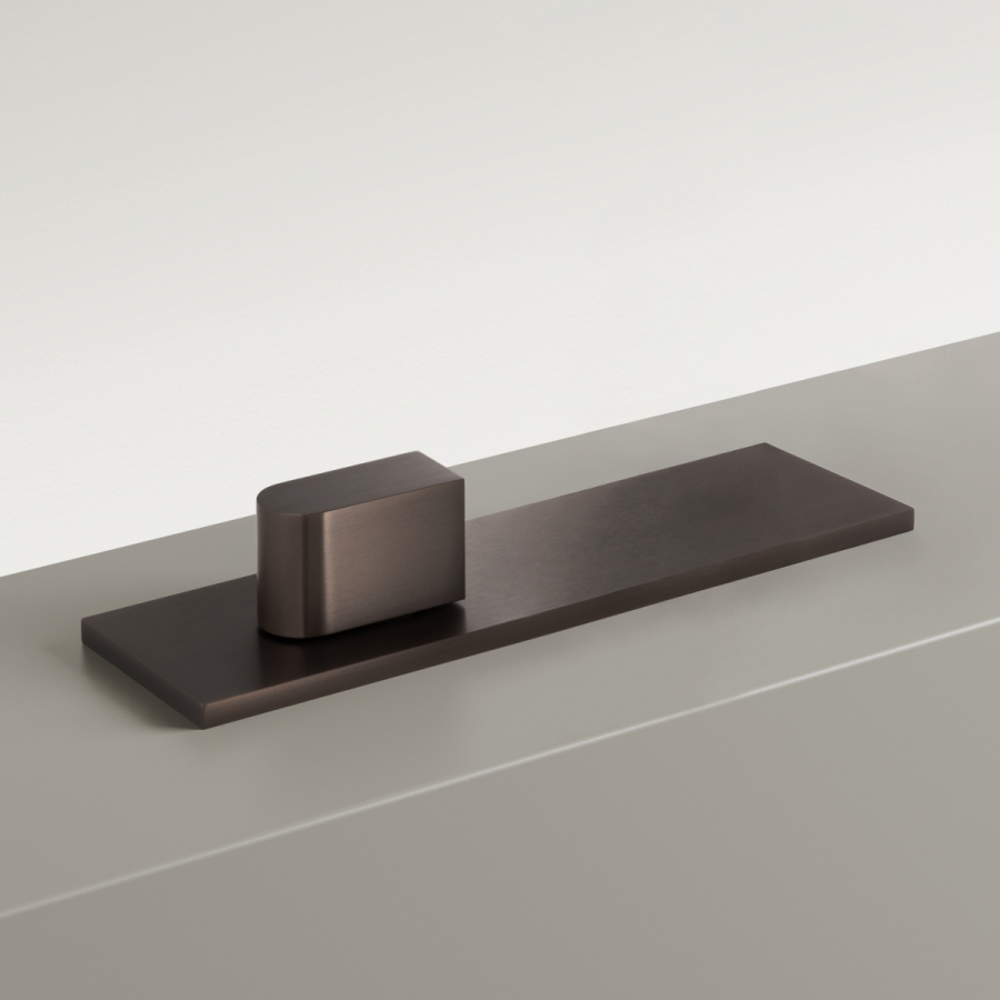 Смеситель для ванны CEA Design Sixty, накладной, однорычажный, цвет Black Ivory - изображение 1