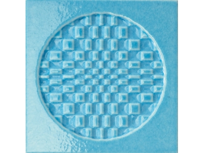 Iris ceramica Керамическая плитка BDA Citta di Faenza Geo azzurro decor glossy 15x15