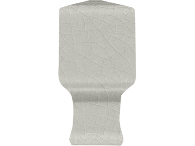 CERAMICHE GRAZIA Угловой элемент ELEGANCE ANGOLO BORDURA 1,5X3,5 CINDER CRAQUELE