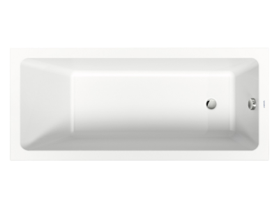 На изображении товар Ванна Duravit Duravit No.1, встраиваемая, 1600x700 мм, 1 наклон спинки, цвет белый от официального представителя в Москве