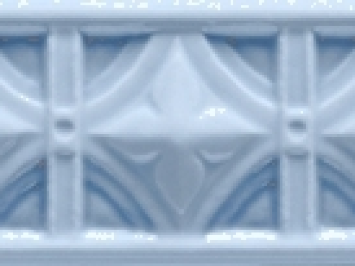 На изображении товар CERAMICHE GRAZIA Декор ESSENZE NEOCLASSICO 6X26 GENZIANA от официального представителя в Москве