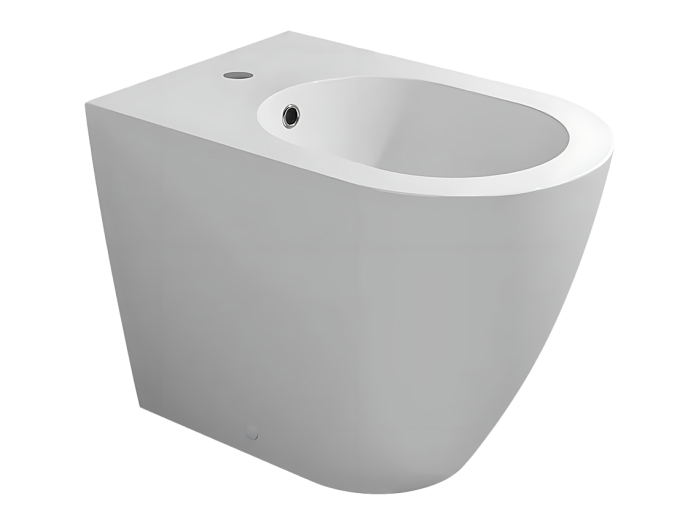 На изображении товар Унитаз Flaminia Link напольный без бачка, 560 х 360 мм, цвет Grigio Lava от официального представителя в Москве