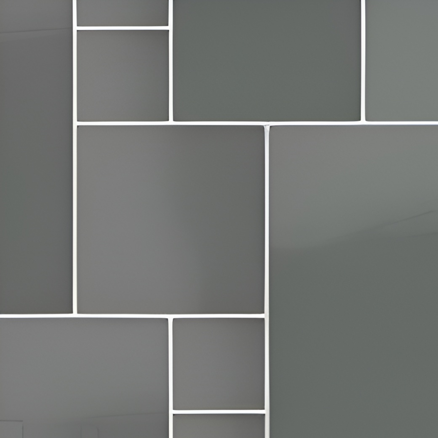 Micro. Керамогранит Microtiles X4 Offset Glaze Graphite 35,1x30,1