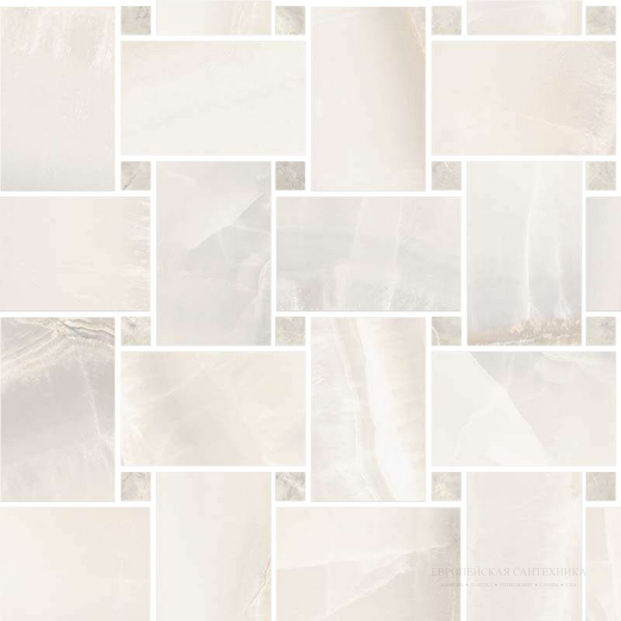 Santagostino Керамогранит Akoya Maxi Rete White Kry, 30x30