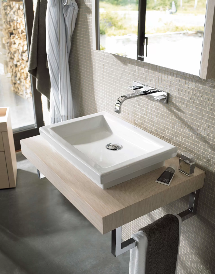 Раковина Duravit 2nd floor шлифованный вариант, 580х415 мм, цвет белый - изображение 2