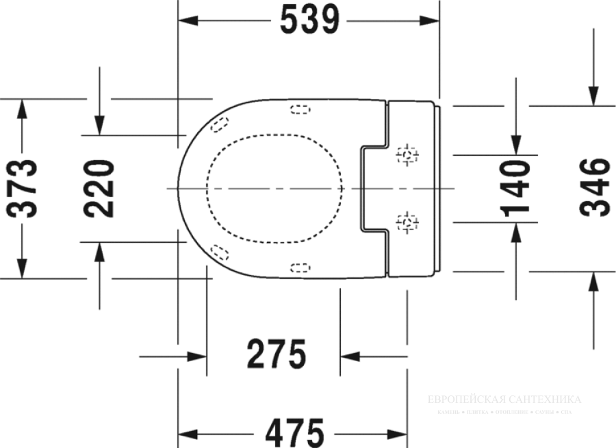 Сиденье для унитаза Duravit SensoWash Slim, 373x539 мм, цвет белый - изображение 11