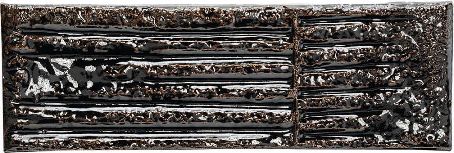 Mutina Керамическая плитка Chamotte Quadra Nera 7,5x21,3