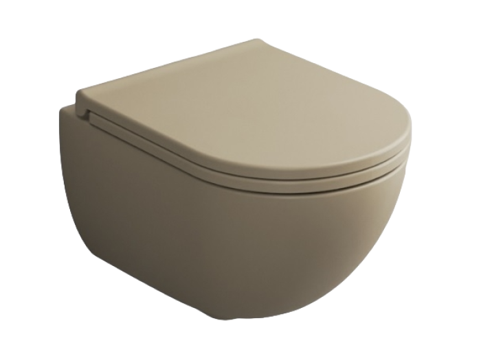 На изображении товар Унитаз Cielo Enjoy + Amedeo подвесной 350х530 мм, Avena от официального представителя в Москве