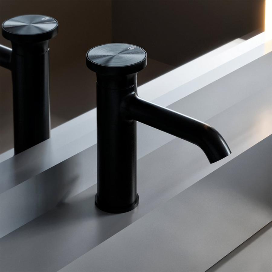 Смеситель для раковины Gessi Origini, h172 мм, без донного клапана, цвет Matte Black - изображение 1