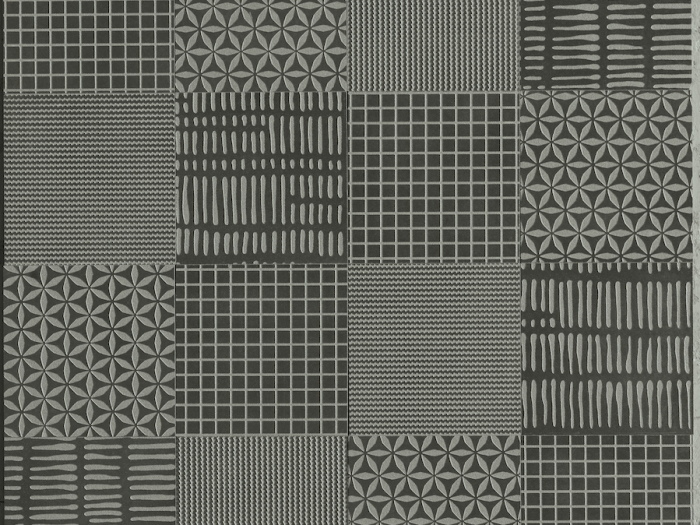 На изображении товар Kronos ceramiche Керамогранит Metallique Lame Texture Mix 20x20 от официального представителя в Москве