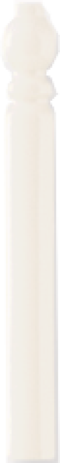 CERAMICHE GRAZIA Угловой элемент BOISERIE ANGOLO ZOCCOLO 2,2X20 BIANCO CRAQUELE