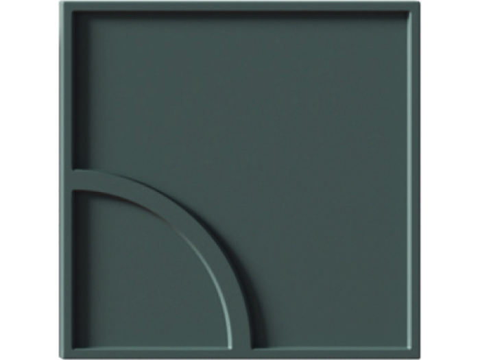 На изображении товар Micro. Керамогранит Ways Curve Graphite 12,5X12,5 от официального представителя в Москве