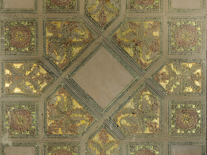 На изображении товар Akros Venezia Камень Axioma Tonos T Travertino classico Gold 40X40X1 от официального представителя в Москве