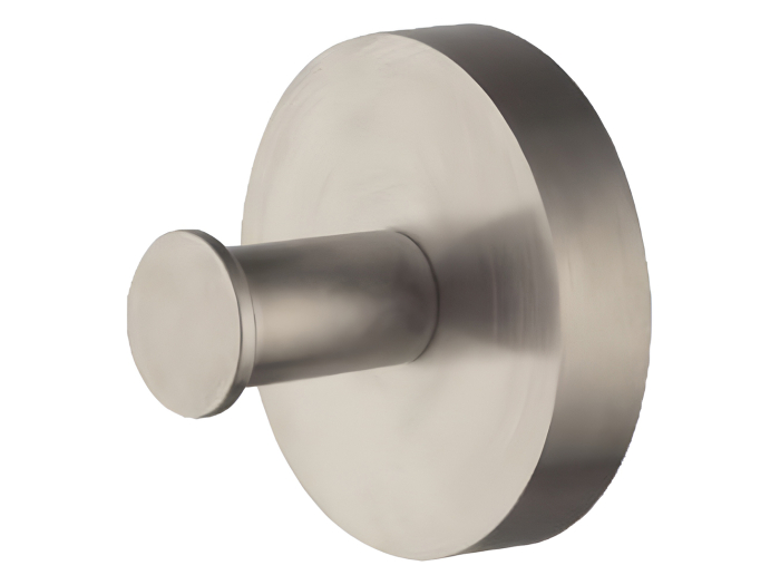 На изображении товар Крючок Carlo Frattini Spillo Steel, для ванной комнаты, настенный, цвет нержавеющая сталь от официального представителя в Москве