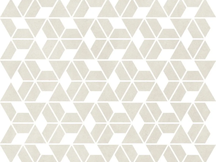 На изображении товар Living Ceramics Керамогранит Cava White Mosaic A Natural 22,8x27,8 от официального представителя в Москве