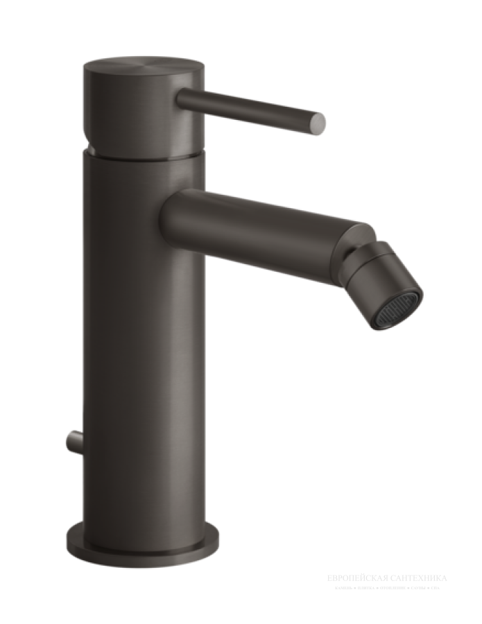 Смеситель для биде Gessi Flessa, цвет Black Metal Brushed PVD