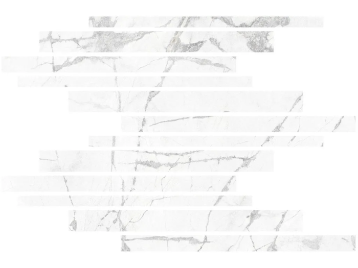 На изображении товар Living Ceramics Керамогранит Blanc Invisible Muretto Mosaic Soft textured 29,8x29,8 от официального представителя в Москве