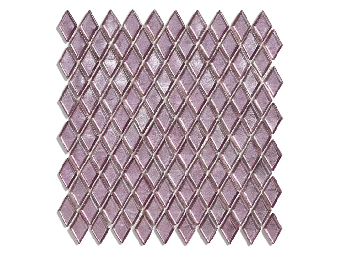 На изображении товар Sicis Стеклянная мозаика Diamond ITEM T45 Agora chips size 23х40 mm sheet size 251x253 mm от официального представителя в Москве