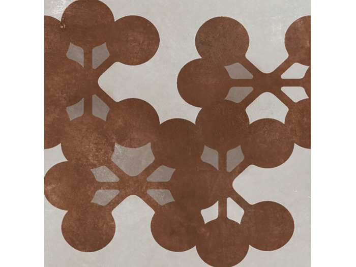 На изображении товар Mutina Керамогранит Azulej Flores Grigio 20x20 от официального представителя в Москве