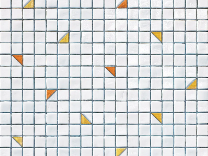 На изображении товар Sicis Стеклянная мозаика Coriandoli Cor 308 chips size 15х15 mm sheet size 295x295 mm от официального представителя в Москве