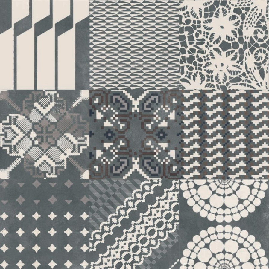 Mutina Керамогранит Azulej Combination Ner 20x20